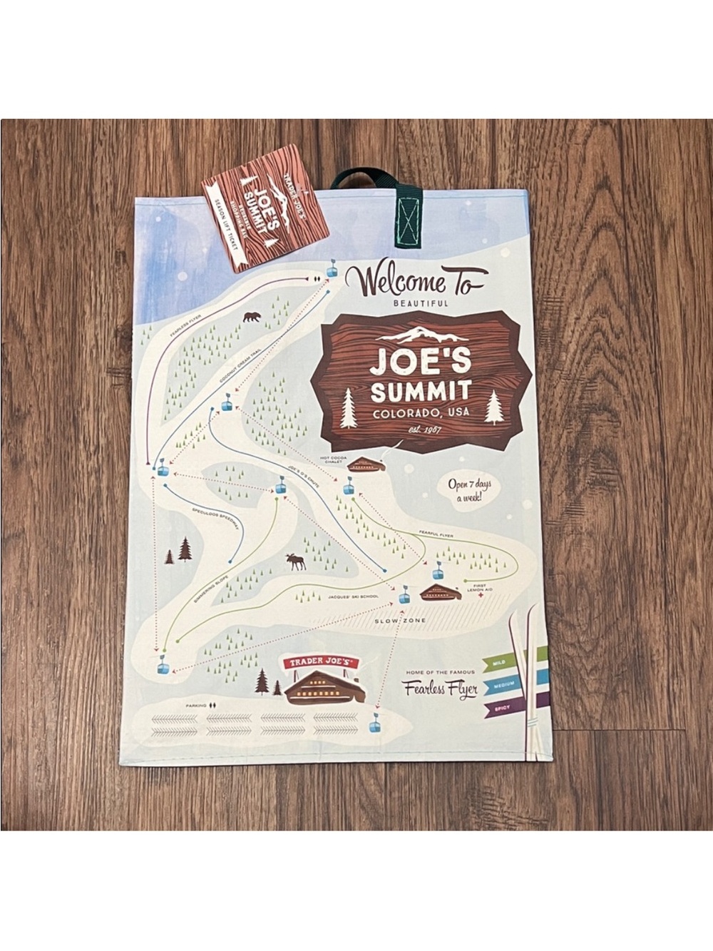 NWT Trader Joe’s COLORADO Summit Mystery Bag Reusable ShoppingTote